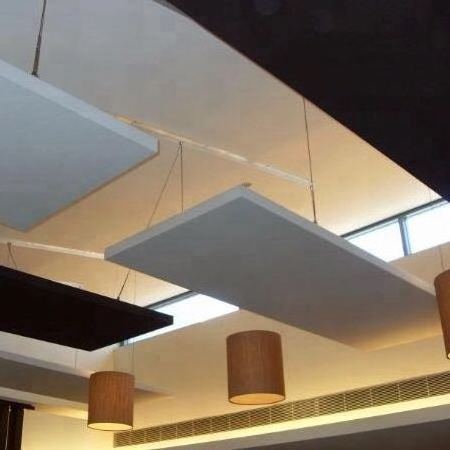 1000*800*50 mm Lightweight Easy Installed Sound Absorbing Acoustic Melamine Resin Foam Panels