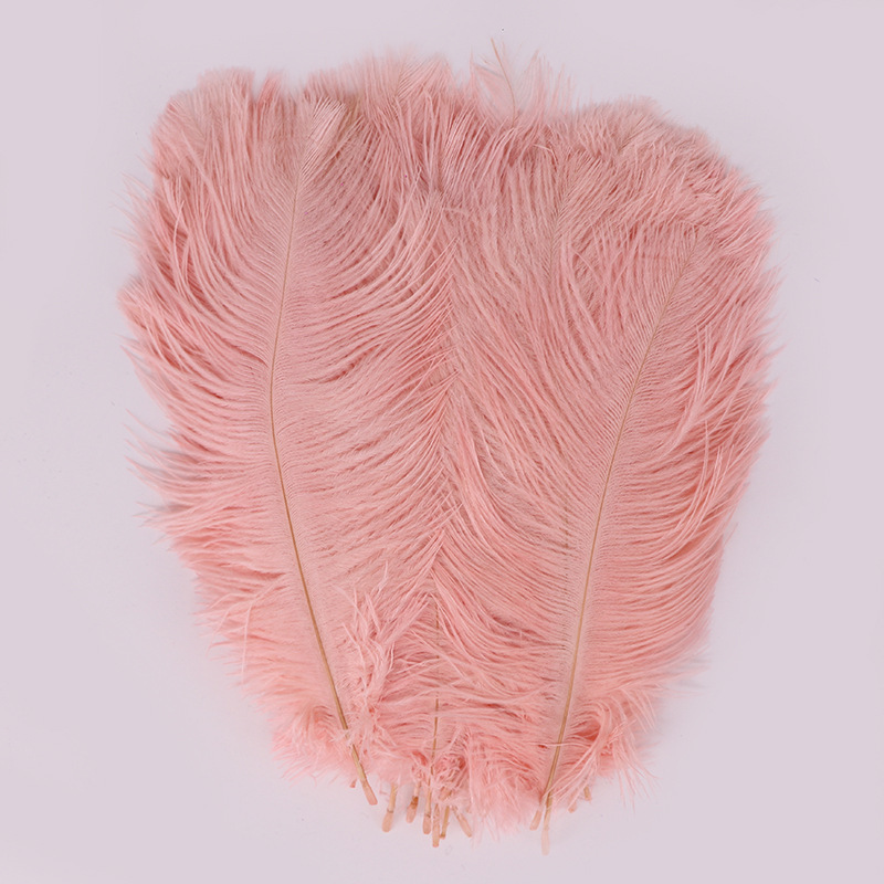 Wholesale mini festival ostrich feather plumes for sandal shoes and table lamp light tree