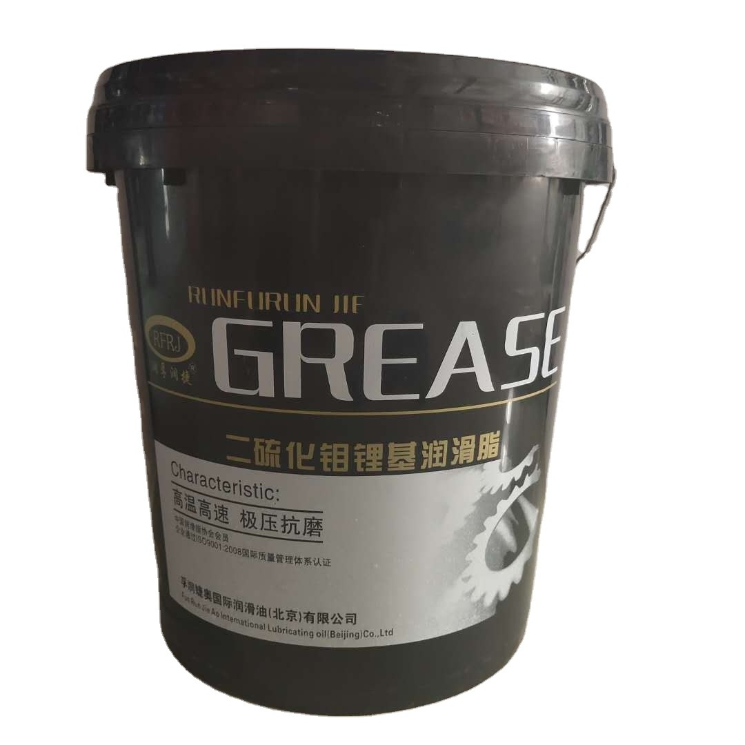 Factory Black Color Heavy Duty Lubricating Grease Moly Grease molybdenum disulfide bentonite grease in low price