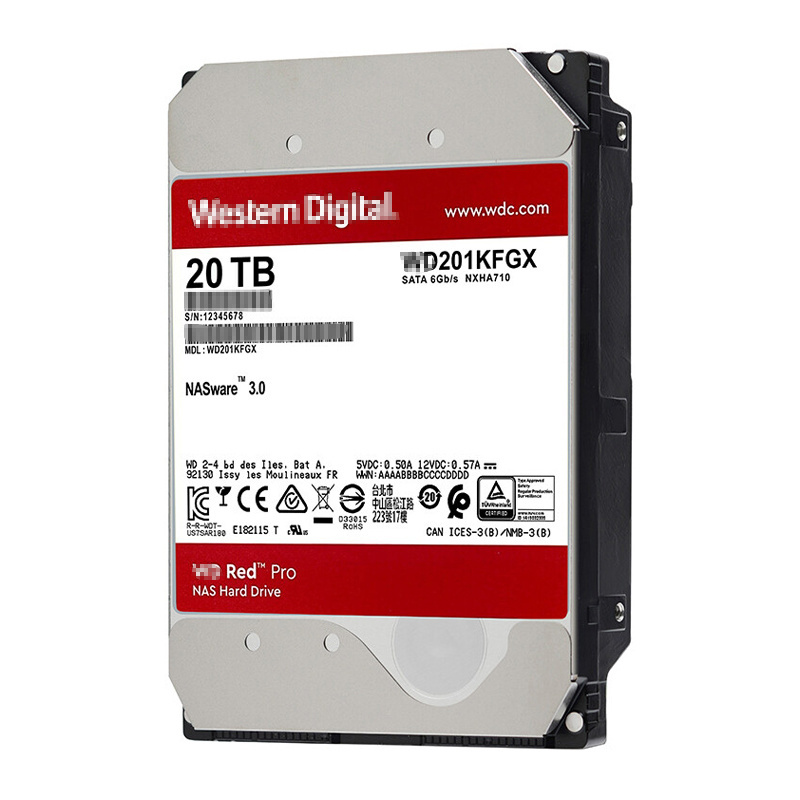 High Capacity 20Tb Red Pro Nas Hdd 2Tb 4Tb 6Tb 8Tb 10Tb 12Tb 14Tb 16Tb 18Tb 20Tb Hdd Internal Hard Drive Disk