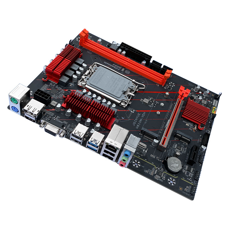 NEW factory wholesale for JGINYUE H610 Micro-ATX LGA1700 motherboard support 2*DDR4 and M.2 slots  H610 motherboard