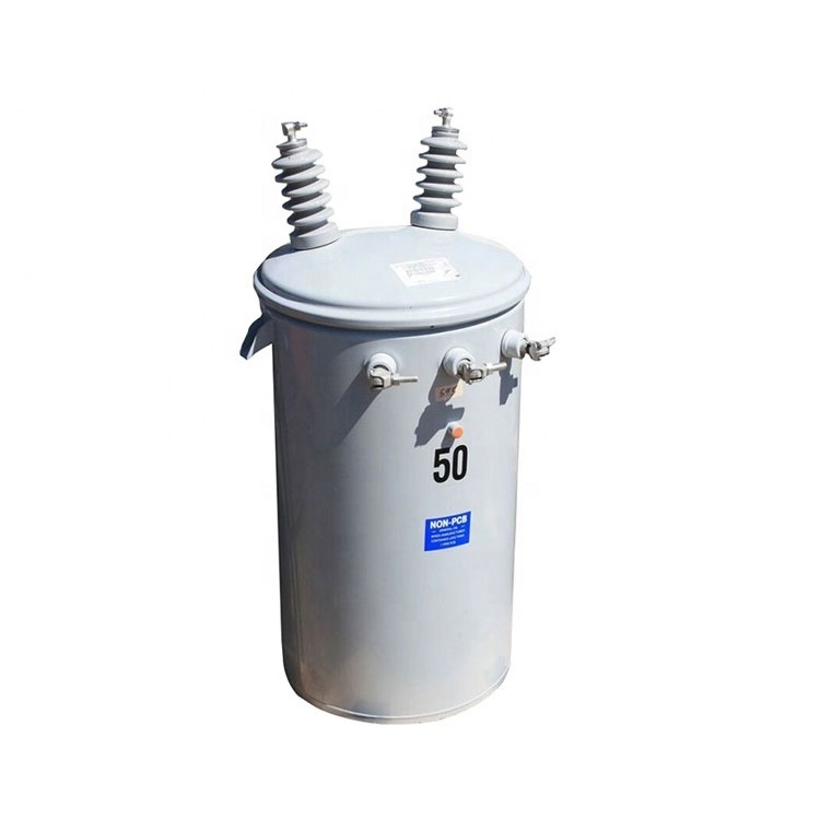 Single Phase Pole Mounted 15kva 25kva 37.5kva 50kva 13.8kv 120/240v Transformer Electricity Transformer