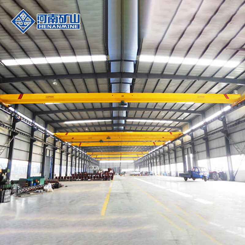 Pendent line control 1 ton 2 ton 3 ton steel box type single beam overhead bridge crane