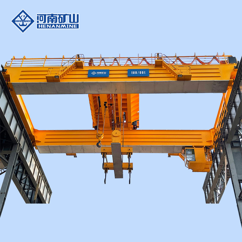 32/5Ton Metallurgy Electric Double Girder Overhead Traveling Casting Crane Lifting Steel Ladle