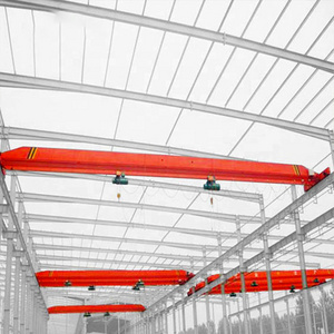 Pendent line control 1 ton 2 ton 3 ton steel box type single beam overhead bridge crane