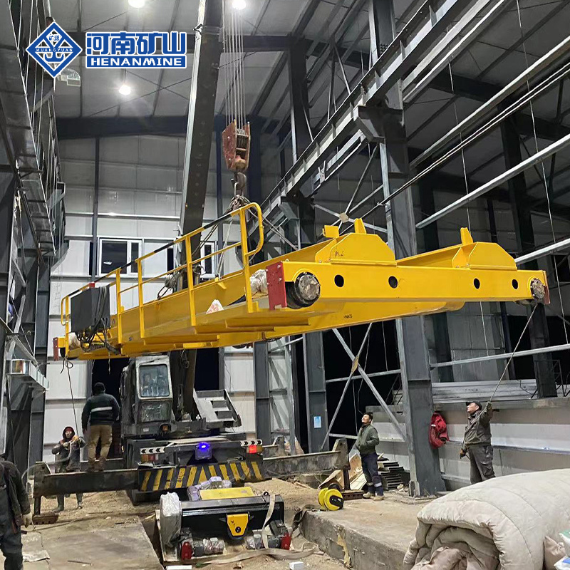 FEM Standard A5 80 ton Industrial European Type Double Girder Overhead Crane