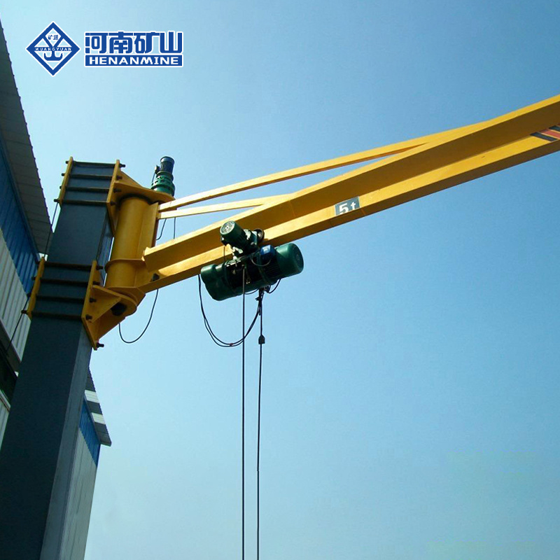 Top quality electric rotation 180 degrees wall mounted swing Jib Crane