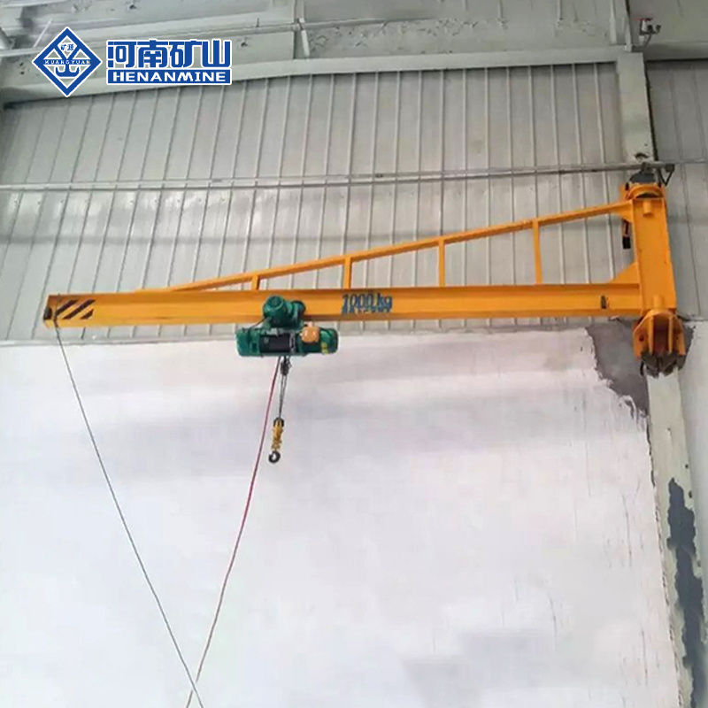 Top quality electric rotation 180 degrees wall mounted swing Jib Crane