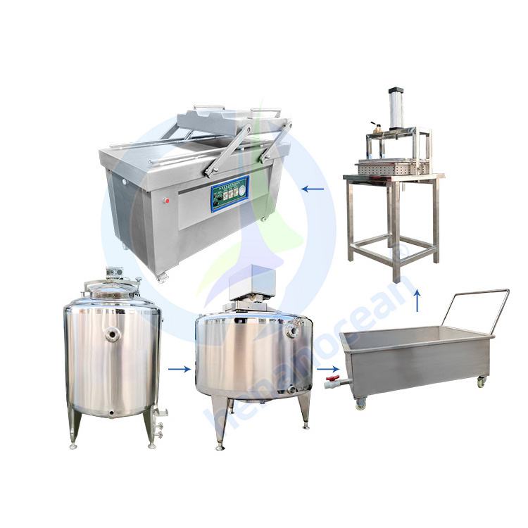 Quality Production Small Equipment 200l Cheese Vat Cheese Process Cooker Make Machine for Sale