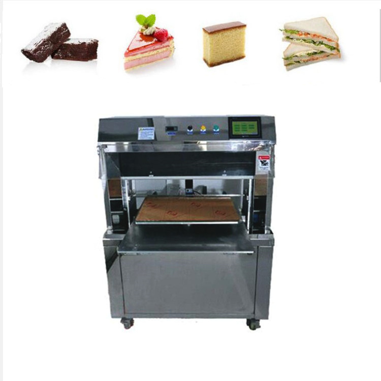 Commercial square cake slicer crouton bread cutting machine