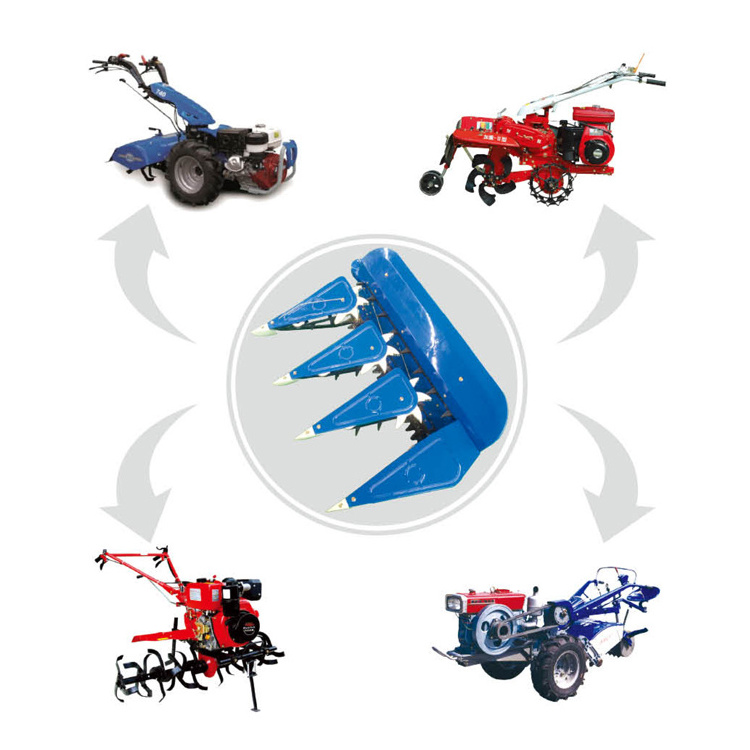 Tractor Mounted Mini Small Sweet Corn Silage Forage Maize Wheat Rice Combine Harvester Price in Indonesia