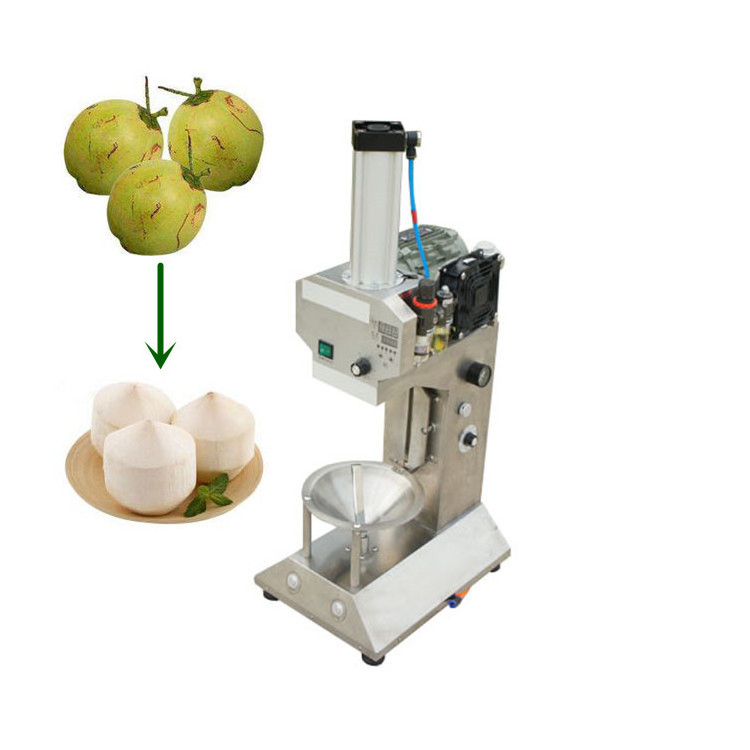 OC-YZ-6 Stainless Steel  Electric Automatic Young Coconut Skin Cutting Trimmer Peeling Machine