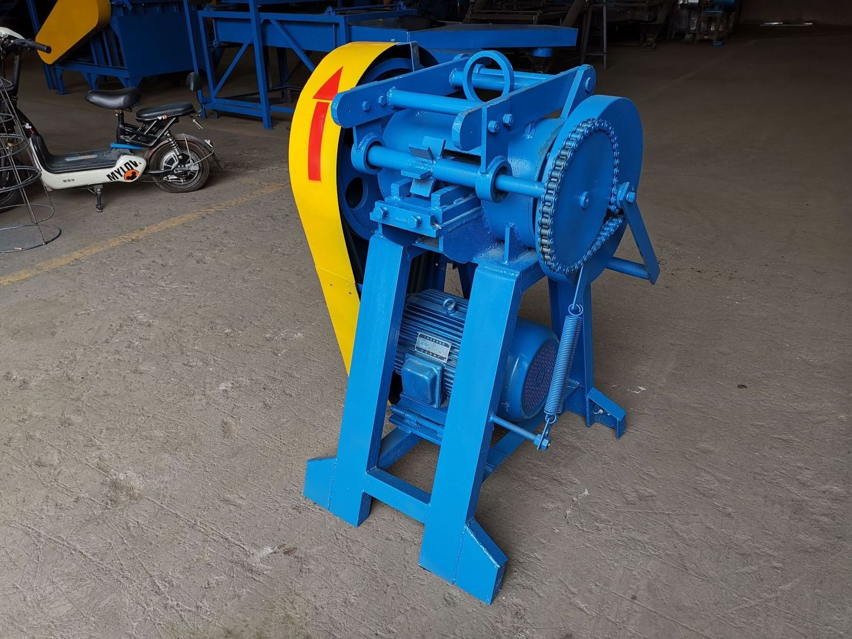 Spot goods in stock fully automatic waste tire recycling machine for waste tire recycling plant