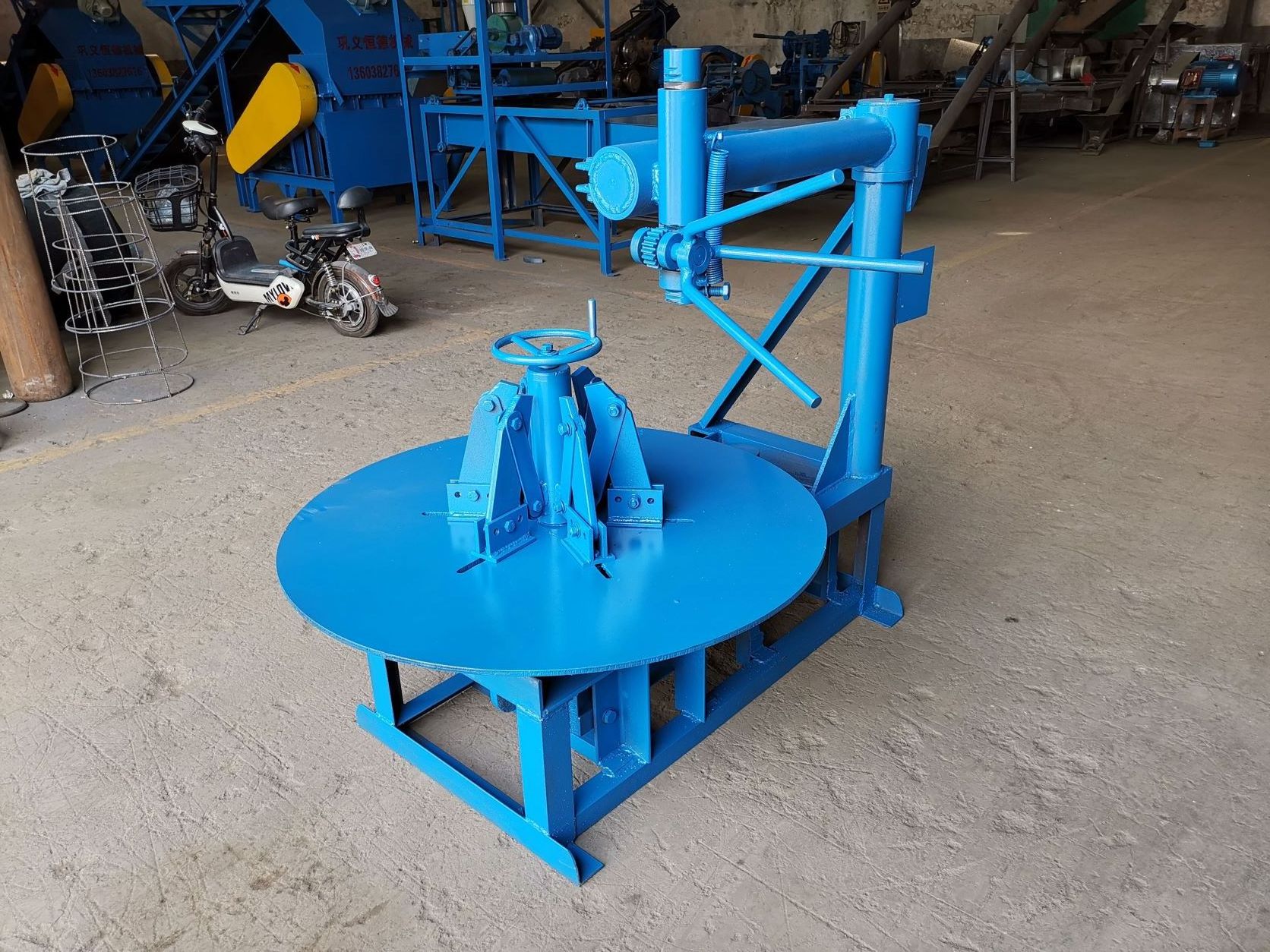 Spot goods in stock fully automatic waste tire recycling machine for waste tire recycling plant