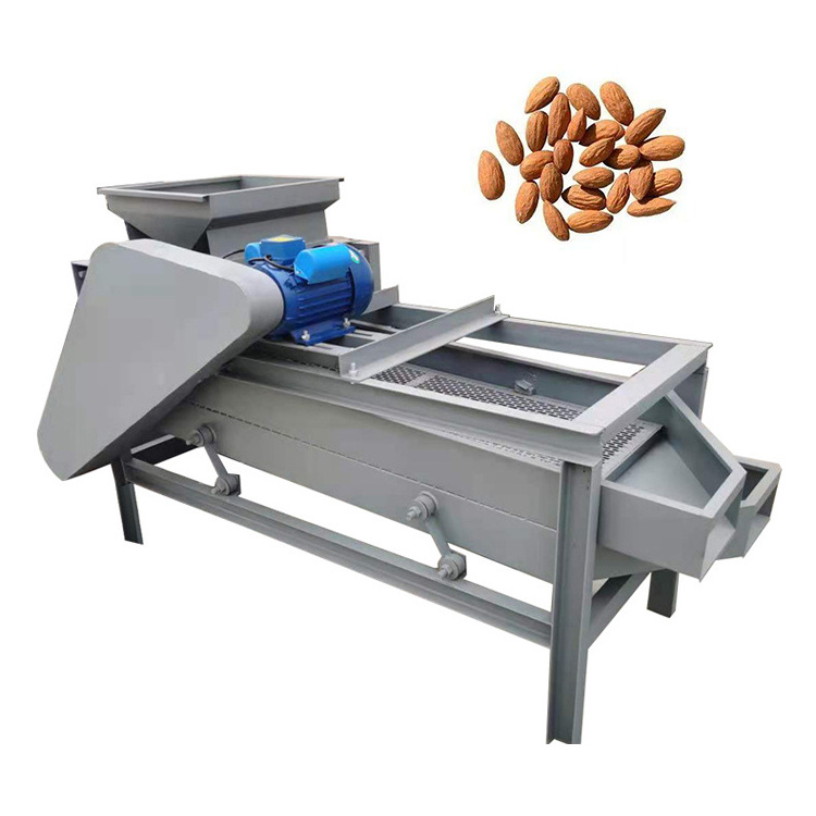 Automatic black walnut Palm Kernel Cracking Separating Machine Shell Cracker Almond Husking Breaking Machine