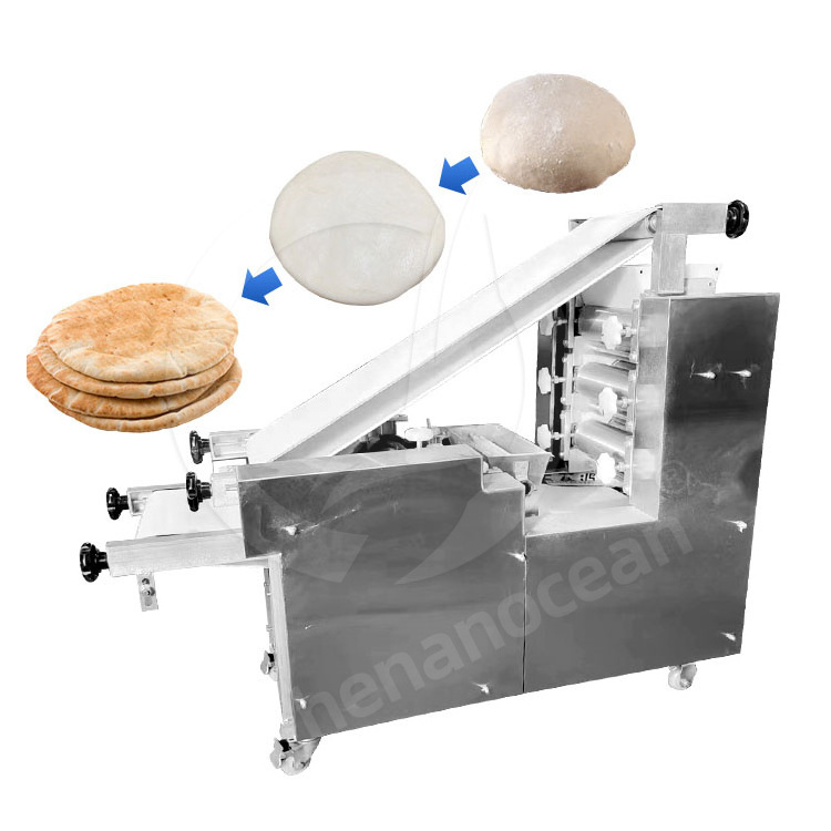 OCEAN Chapati Maker Machine Lebanon Automatic Arabic Pita Bread Line Naan Bread Form Machine for Sale