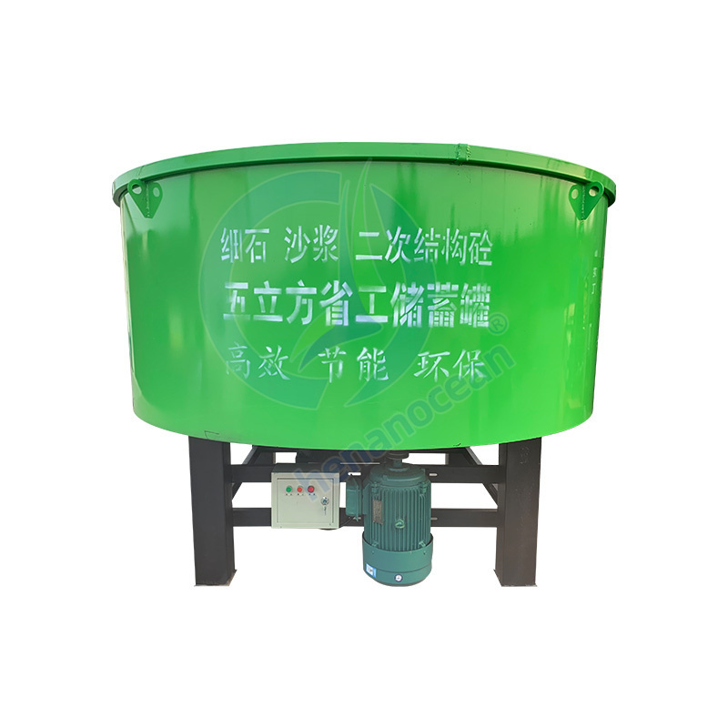 Continuous Gas Powered Motor Cement Bowl Tank 3 Yard 400l 1m3 Block Concrete Mixer for Sale