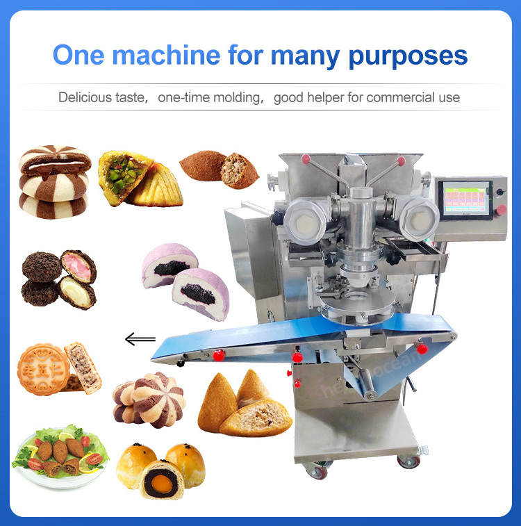 OCEAN Coxinha Tamale Encrust Mooncake Small Fill Cookie Mochi Ice Cream Make Machine Price