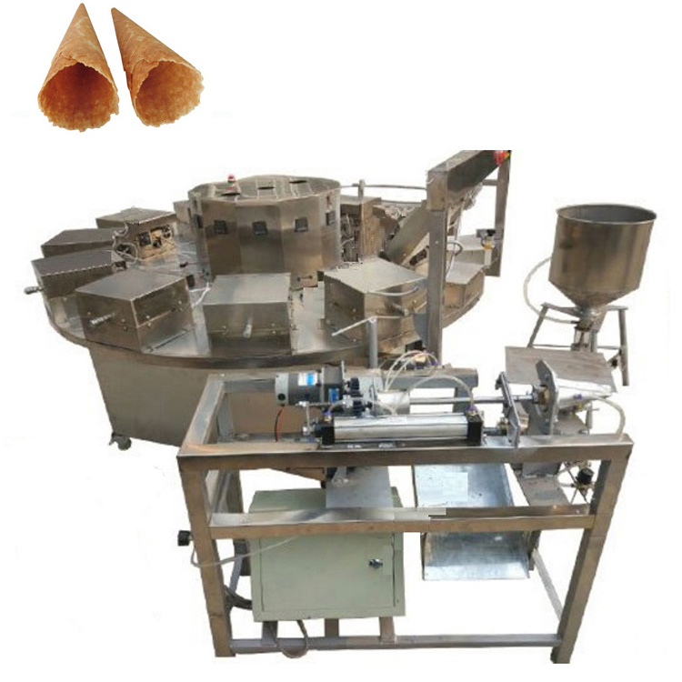 Automatic Egg Roll Making Ice Cream Cone Wafer Biscuit Machine