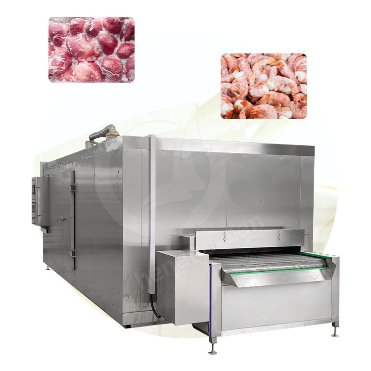 OCEAN Ice Cream Small Iqf Cryogenic Instant Liquid Nitrogen Freezer Tunnel Shock Freeze Equipment Machine