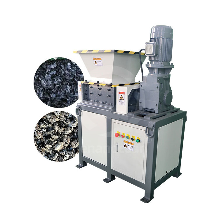 OCEAN Multifunctional Mini Shoe Shredding Machine Ldpe Film Waste Textile Plastik Dual Shaft Shredder