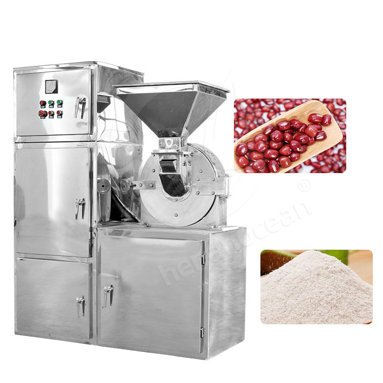 OCEAN Commercial Chili Pepper Grinder Tea Leaf Pulverizer Corn Turmeric Powder Grind Mill Machine