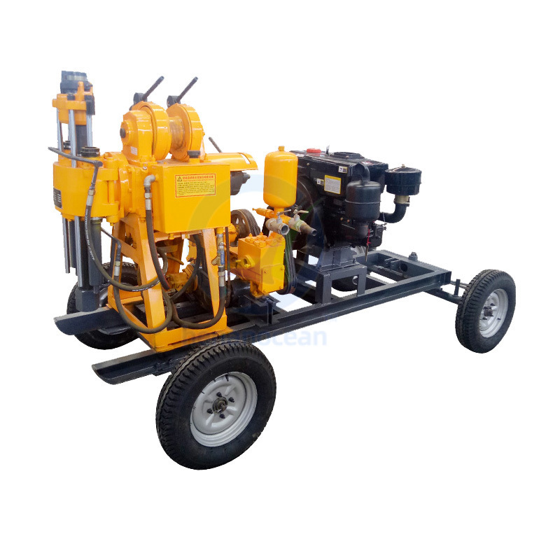 300hp Road Driller 160m 200m Core Borehole Drill Machine Diesel Drill Rig for Water Well