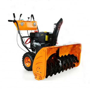 6.5HP hand and electric start tractor snow plow thrower  blower