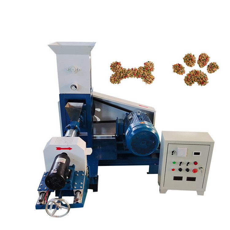 120-150kg/h food grade dry dog food make machine kibble dog food machine