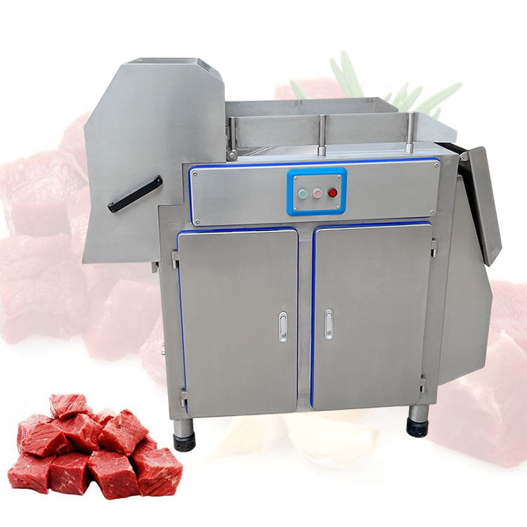 OCEAN Used Frozen Chicken Breast Meat Steak Dice Dicer Frozen Big Meat Cube Cut Machine Price and India