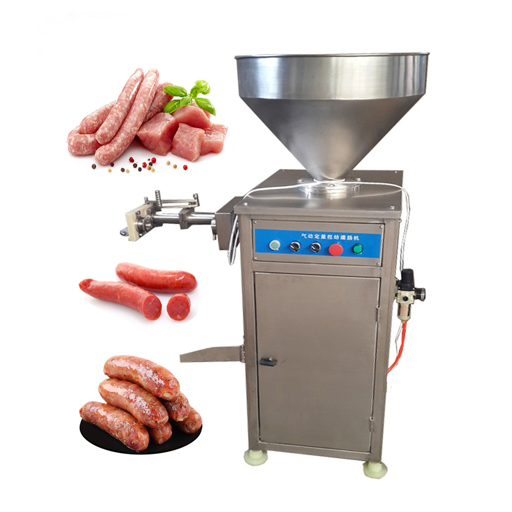 Cheap Electric Meat Grinder 30 Lt Vertical German Sausage Filler Stuffer Make Equipment Sausage Line Set