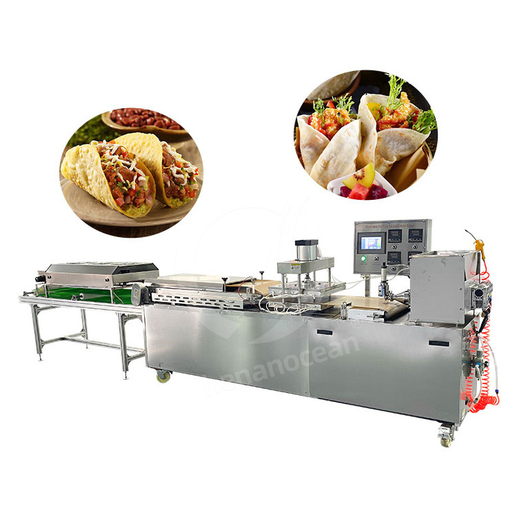 OCEAN Fully Automatic Chapati Food Tortilla Make Machine Small Business Roti Make Machine for Restaurant