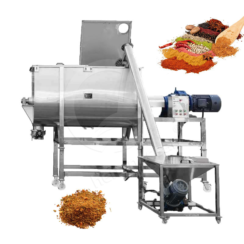 OCEAN Horizontal Single Shaft Paddle 1 Ton 2 Ton Feed Mushroom Double Ribbon Blender Substrate Mixer