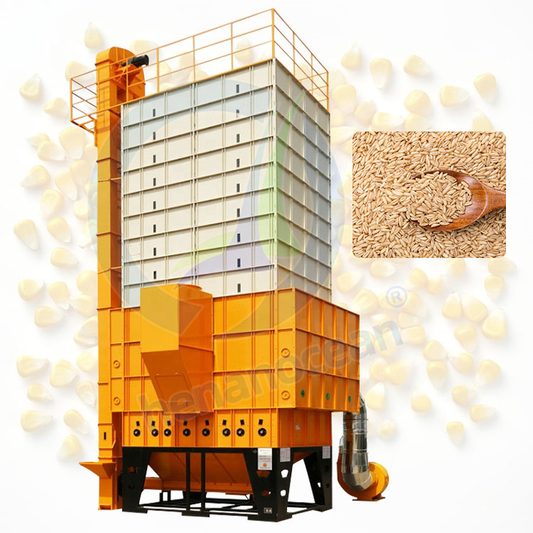 Low Temperature Hot Wind Drying Machine Grain Dry Machinery 6 tons 8 tons 10 tons Mini Small Wheat Dryer with Husk burner