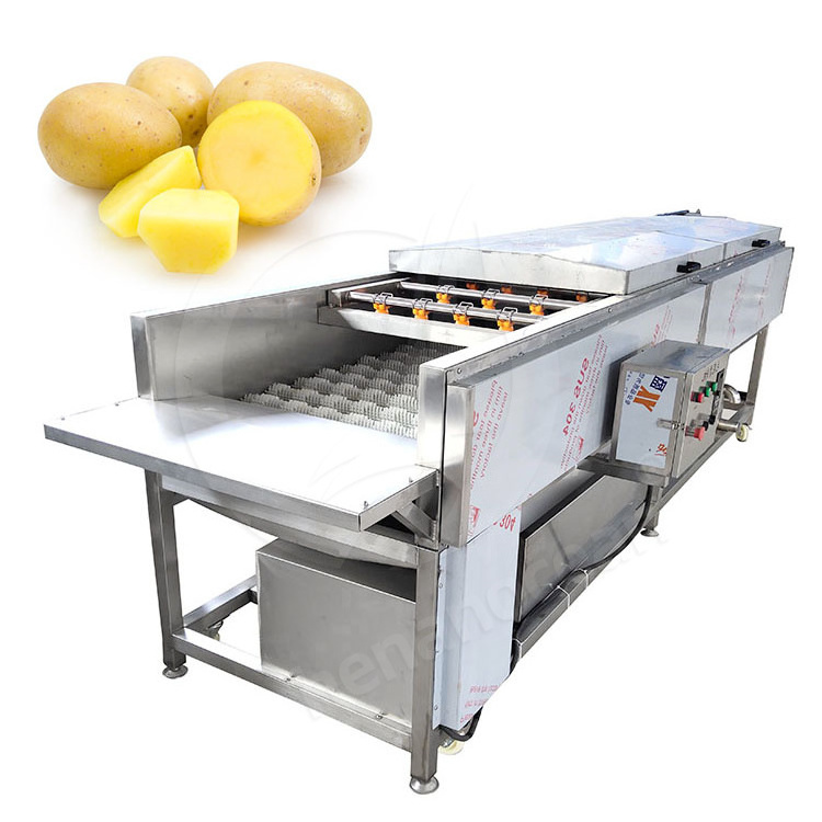 OCEAN Cassava Potato Brush Roller Type Carrot Wash Dried Fruit and Vegetable Clean and Peel Machine