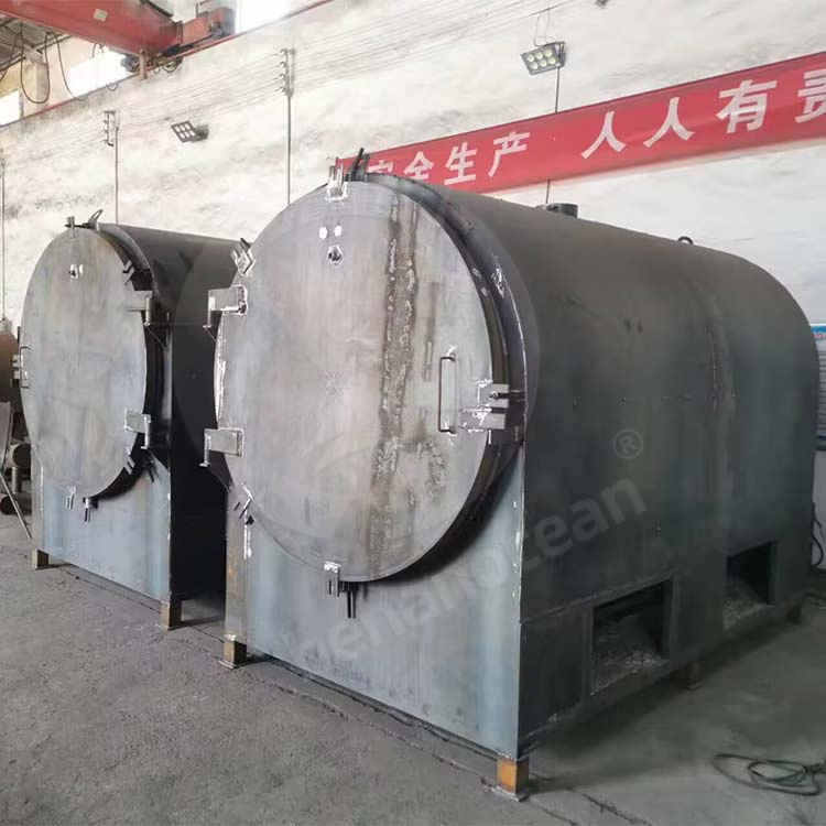 OCEAN High Efficiency Coconut Shell Charcoal Making Machine Wood Charcoal Making Machine Carbonizing Furnace