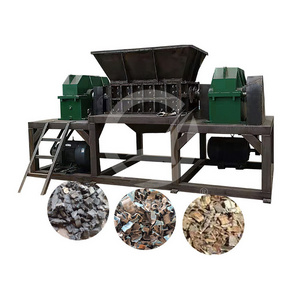 OCEAN Heavy Duty Metal Blade Tooth Double Shaft Shredder Used Nylon Waste Tyre Shredding Machine for Commercial