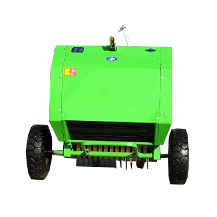 Mini hay / corn silage metal round baler machine for sale