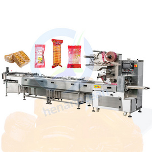 OCEAN Compact Small 35 mm Lollipop Protein Bar Nougat Pack Automatic Gummy Hard Candy Wrapping Machine