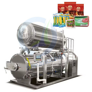 Large capacity sterilIzer autoclave industrial mushroom substrate sorghum grains bag sterilization machine