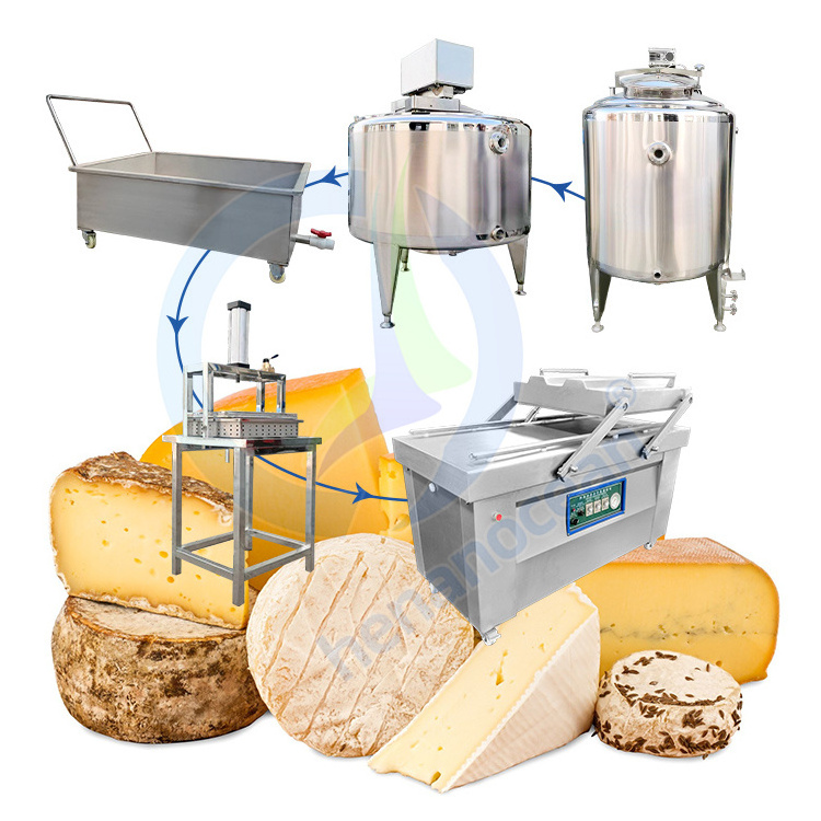 Quality Production Small Equipment 200l Cheese Vat Cheese Process Cooker Make Machine for Sale