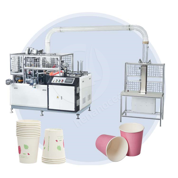 OCEAN Low Cost Full Servo Single Layer Small Water Paper Cup Form Make Machine for Coffee Cartoon Cup