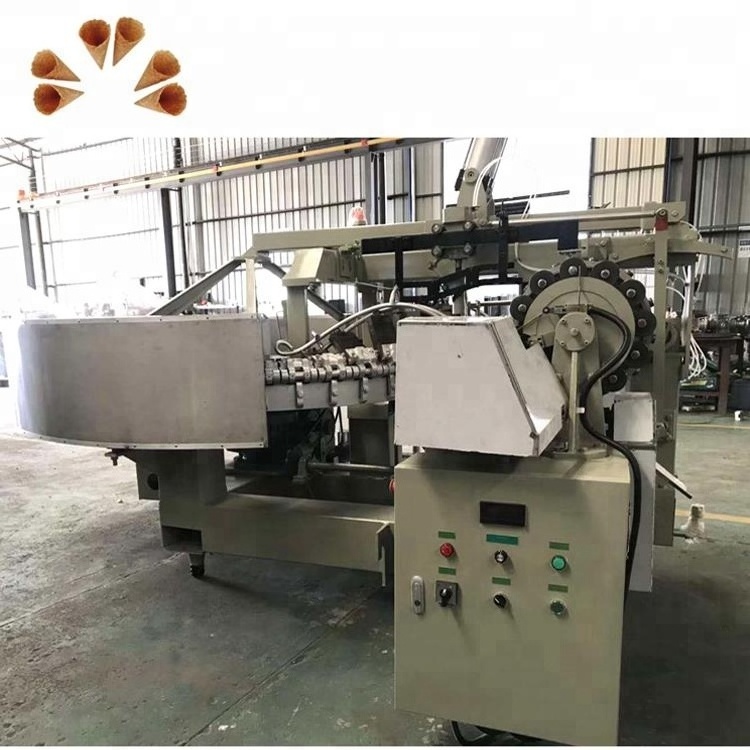 Automatic Custom Waffle Ice Cream Cone Making Machine