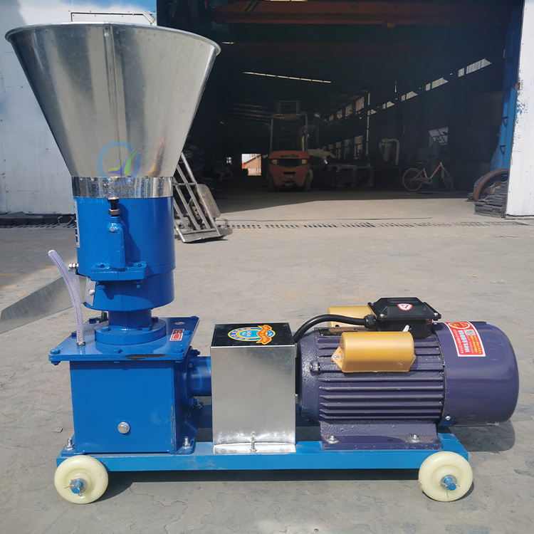 2mm Automatic Sunflower Walnut Shell Biomass Sawdust Trout Fish Animal Machine to Make Wood Pellet