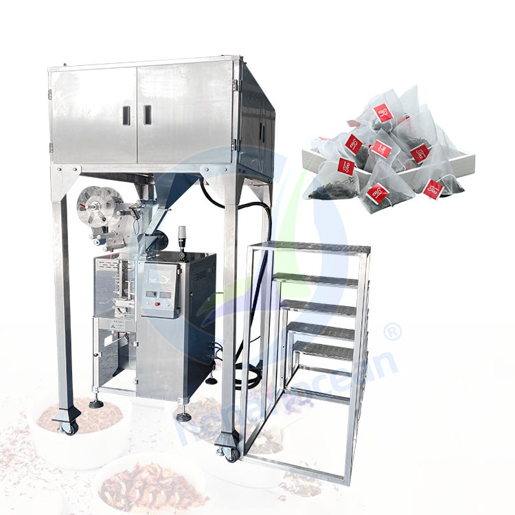 Automatic Most Popular Triangular Tea Packaging Machine Inner Tea Pyramids Bag Packing Machine Biodegradable Packaging Machine