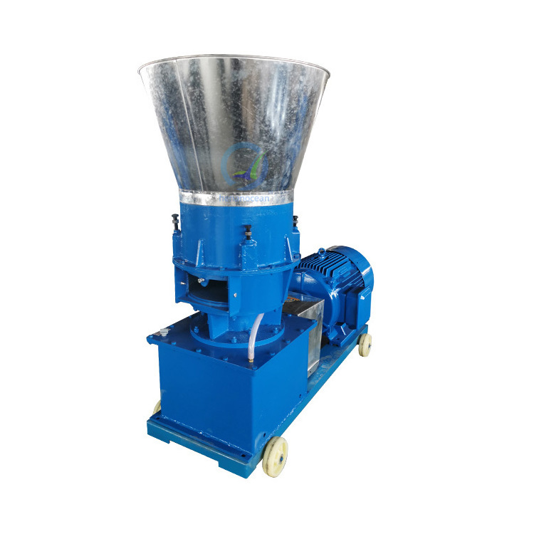 2mm Automatic Sunflower Walnut Shell Biomass Sawdust Trout Fish Animal Machine to Make Wood Pellet