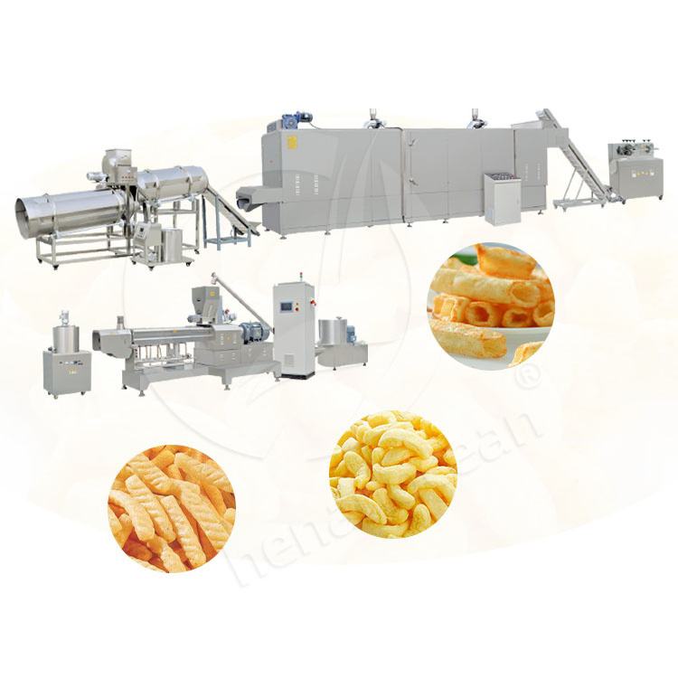 OCEAN Cheese Ball Make Machine Puffed Rice Snack Food Extruder Small Corn Puff Snack Make Machine