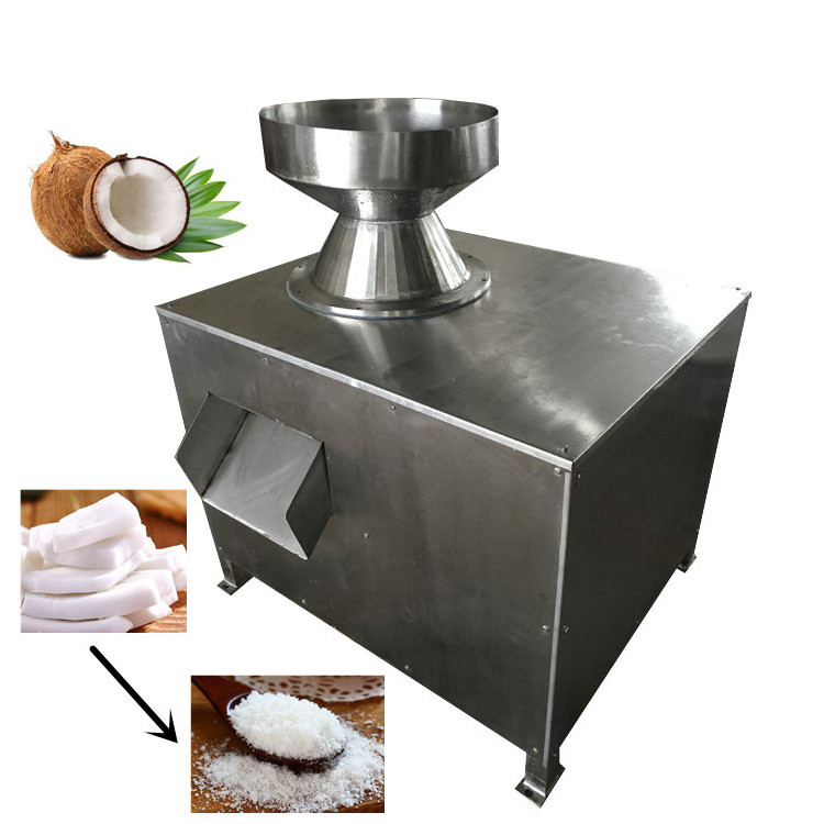 Coconut meat grating scraper machine coconut copra crushing machine