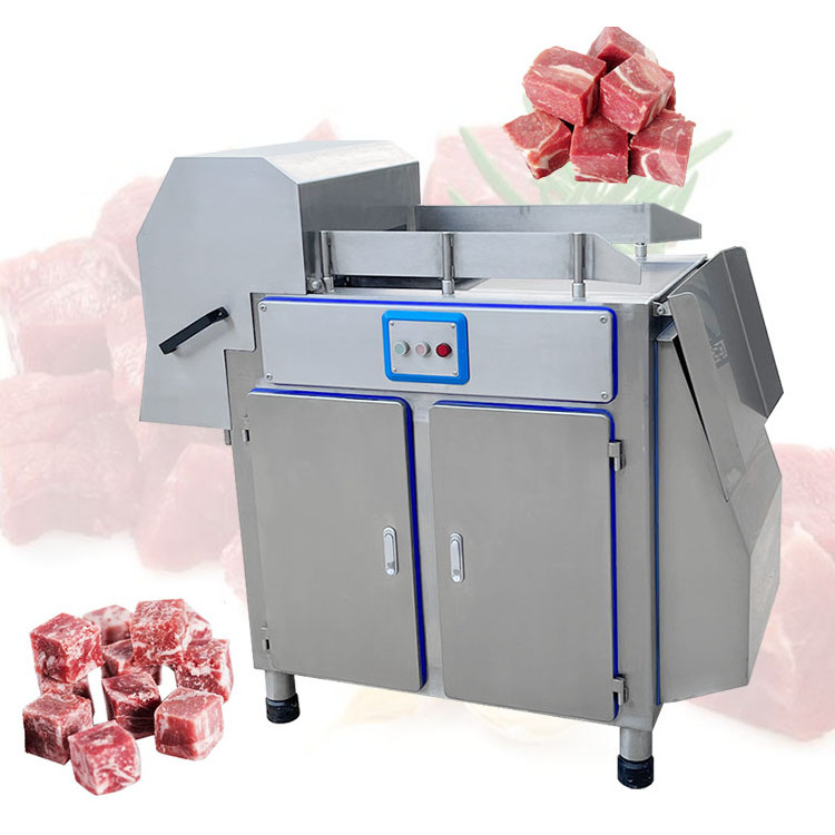 OCEAN Used Frozen Chicken Breast Meat Steak Dice Dicer Frozen Big Meat Cube Cut Machine Price and India