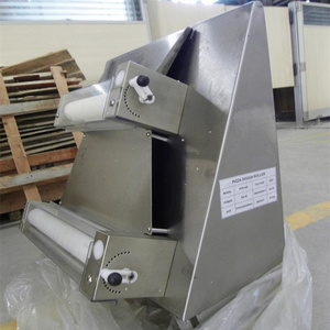 Small dimension high efficiency industrial making big bread molding pizza dough press machine